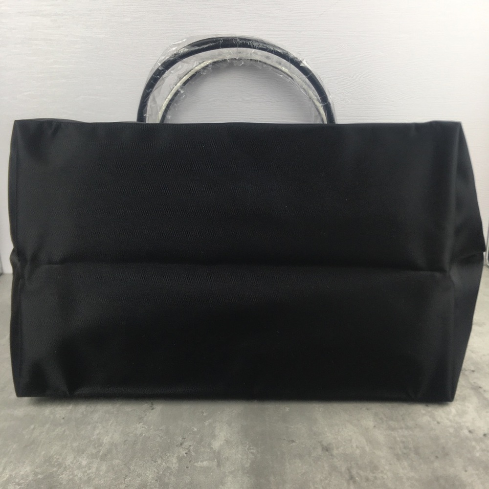 NWT Longchamp Le Pliage Original Large Shoulder Nylon Bag Tote IN NEW BLACK - Picture 2 of 13